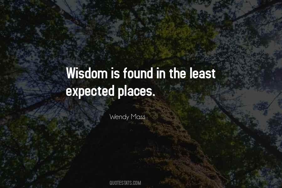 Quotes About Least Expected #1593523
