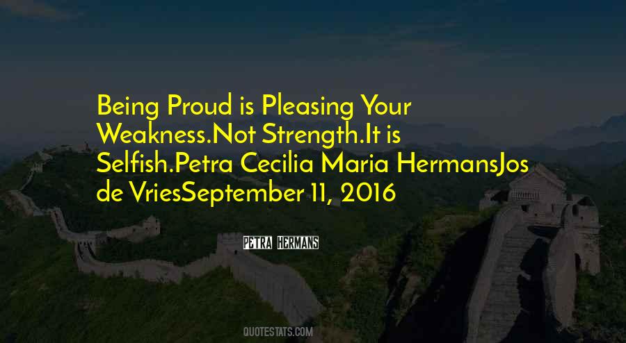 Quotes About Being Proud #735491