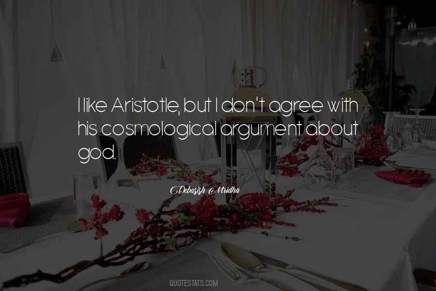 Quotes About Cosmological Argument #794258