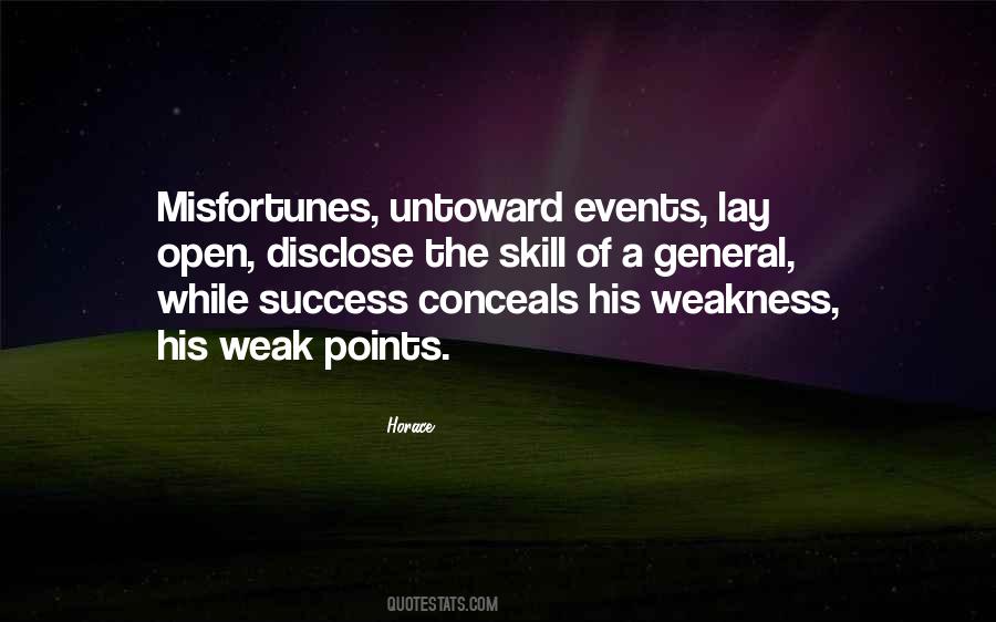 Quotes About Weak Points #1776238