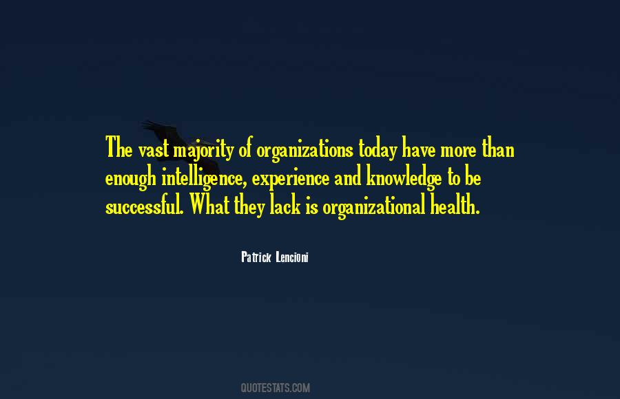 Quotes About Successful Organizations #1777772