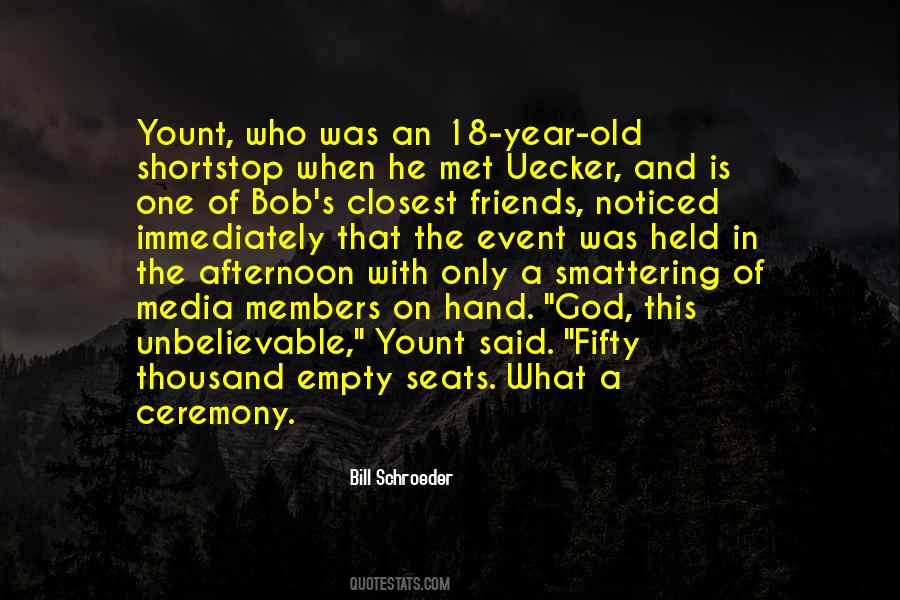Quotes About Empty Seats #839016