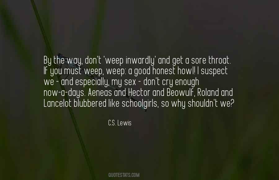 Men Who Cry Quotes #106904