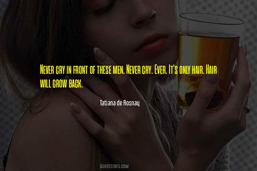 Men Who Cry Quotes #458107