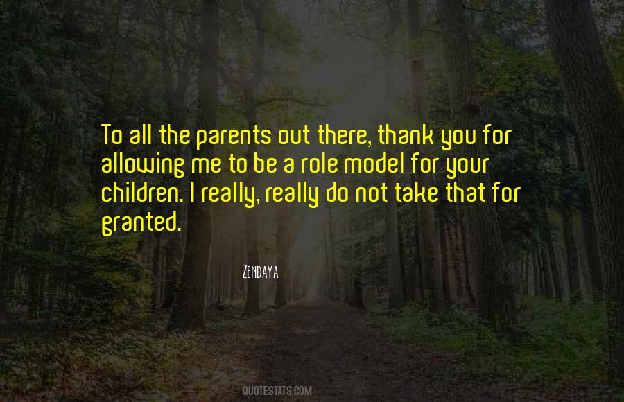 Quotes About Role Model Parents #1190786