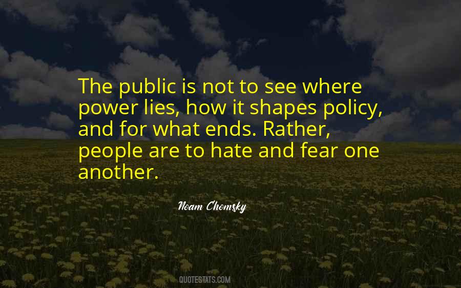 Policy One Quotes #436729