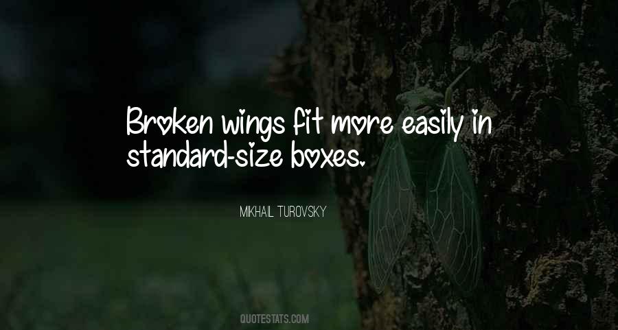 Quotes About Broken Wings #1506169