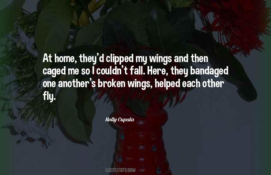 Quotes About Broken Wings #523725