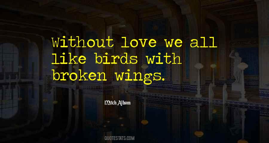 Quotes About Broken Wings #923526