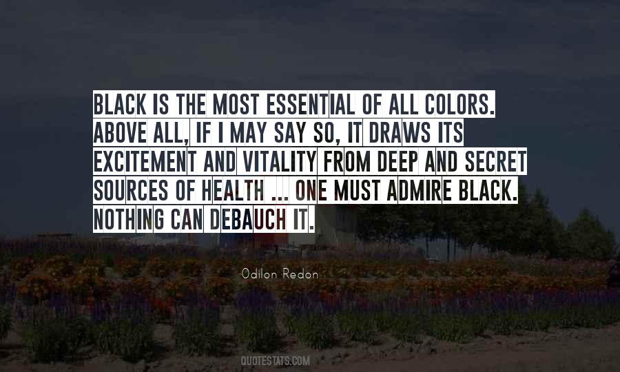 Black Is The Color Quotes #1498698