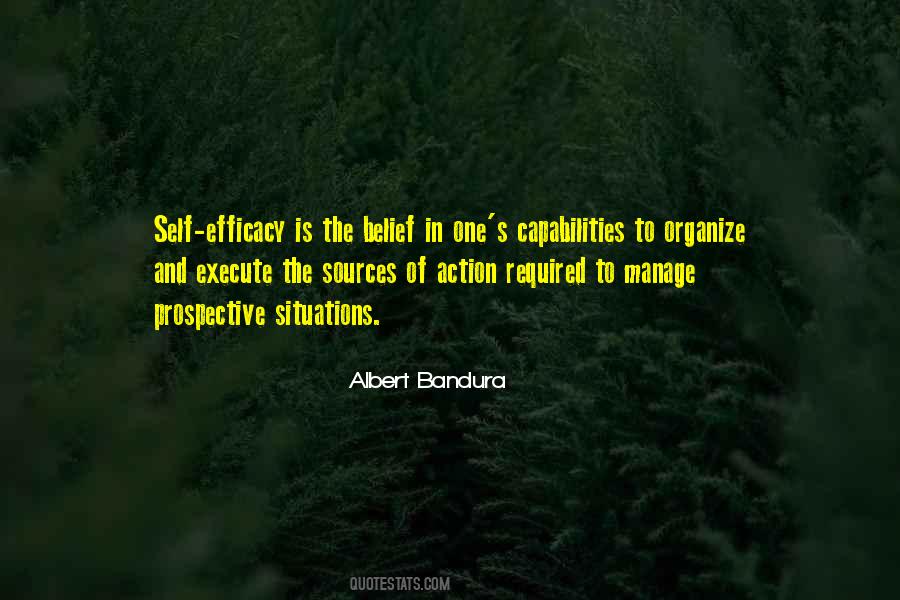 Quotes About Self Efficacy #331988