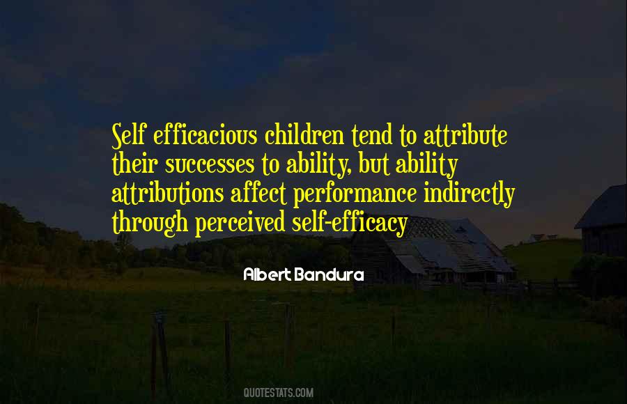 Quotes About Self Efficacy #972670