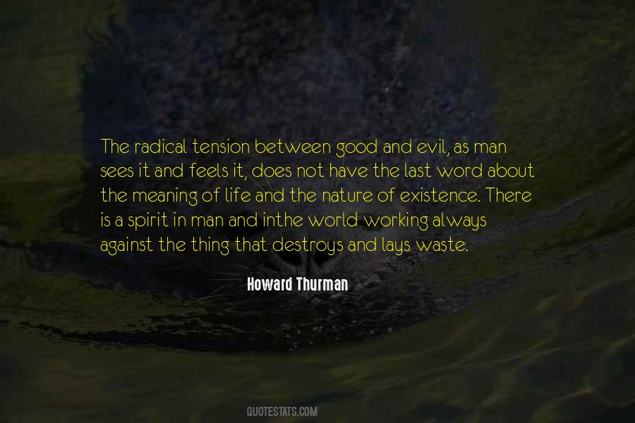 Quotes About The Nature Of Evil #5728
