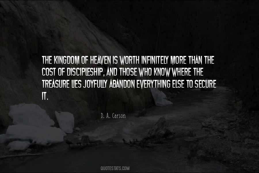 Quotes About The Kingdom Of Heaven #1080151