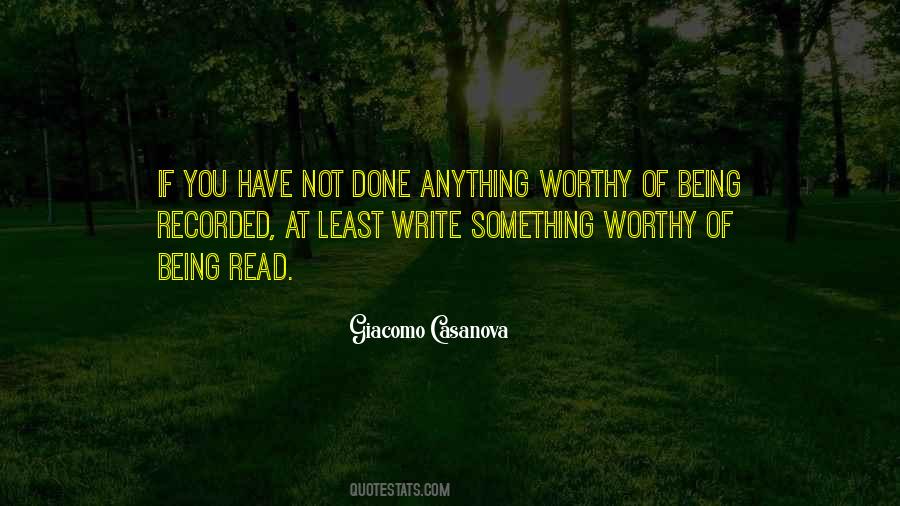 Quotes About Not Being Worthy #564114