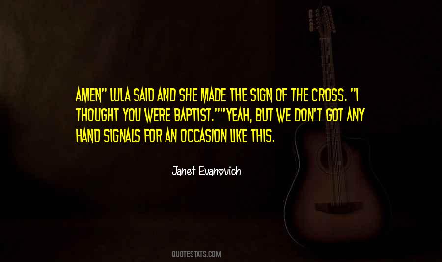 Quotes About The Sign Of The Cross #1564653