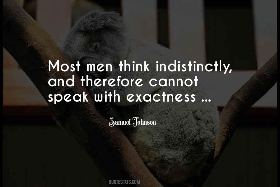 Quotes About Exactness #733707