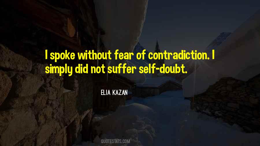 Quotes About Self Contradiction #1010488