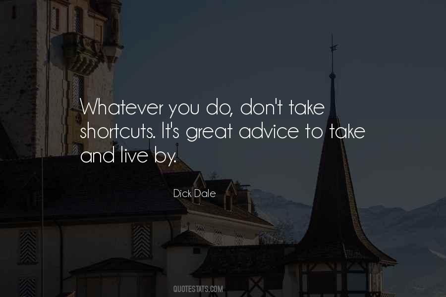 Quotes About Shortcuts #137410