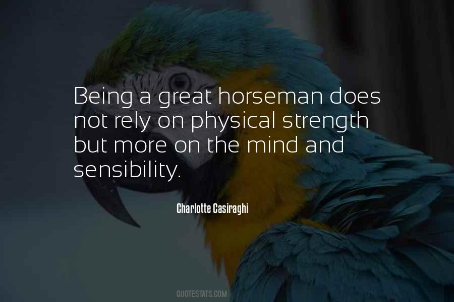 A Horseman Quotes #1048057