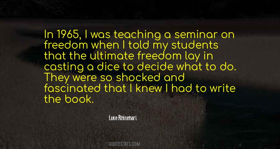 Write The Book Quotes #1093535