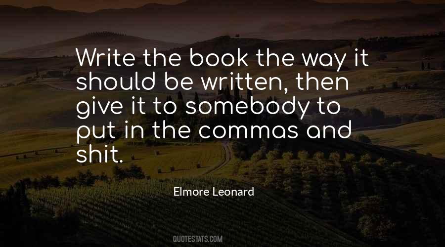 Write The Book Quotes #1097636