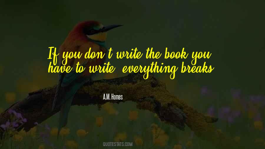 Write The Book Quotes #268233