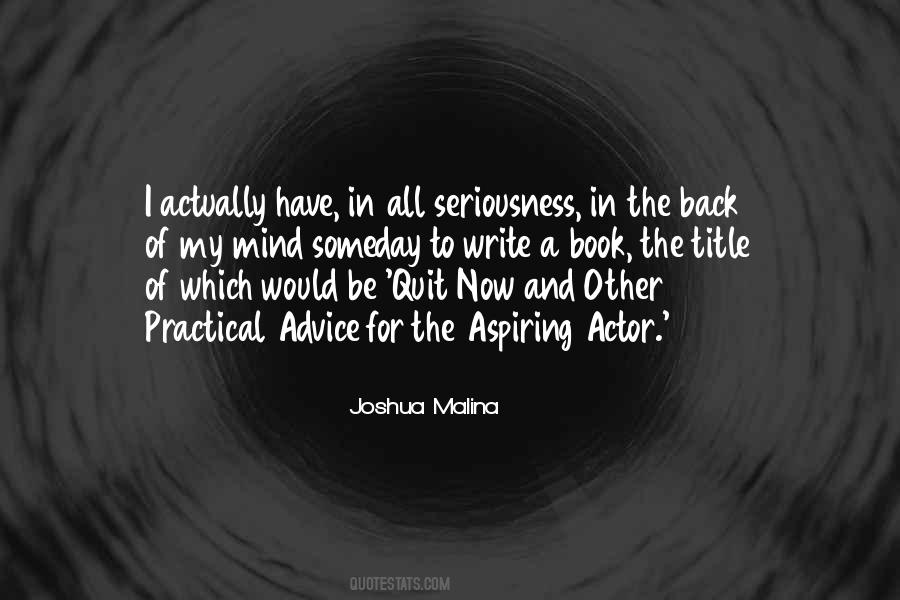 Write The Book Quotes #56588
