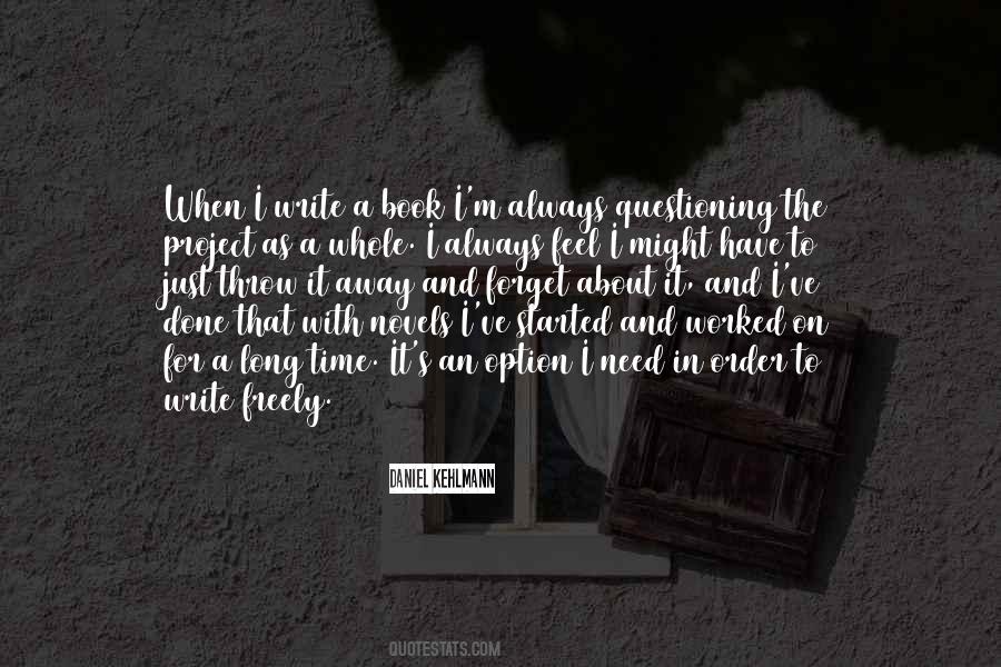 Write The Book Quotes #63488