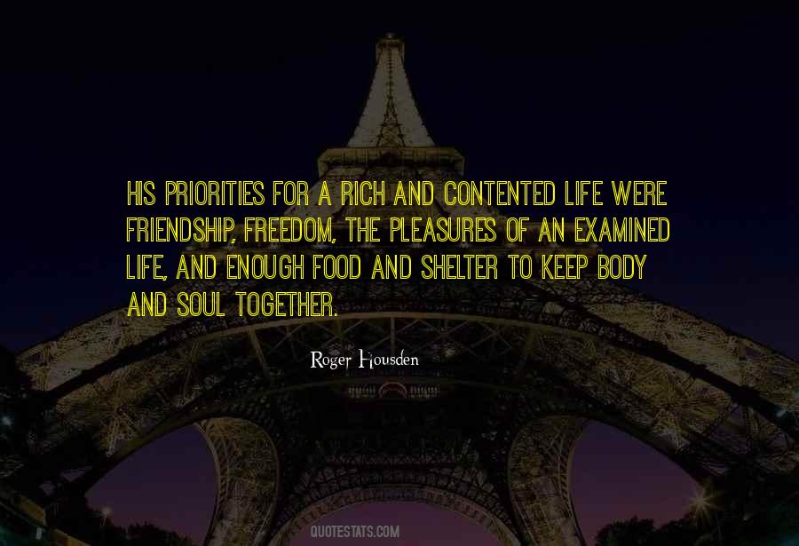 Quotes About Priorities In Life And Love #116137