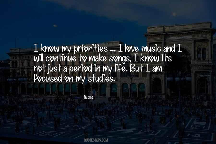 Quotes About Priorities In Life And Love #543446