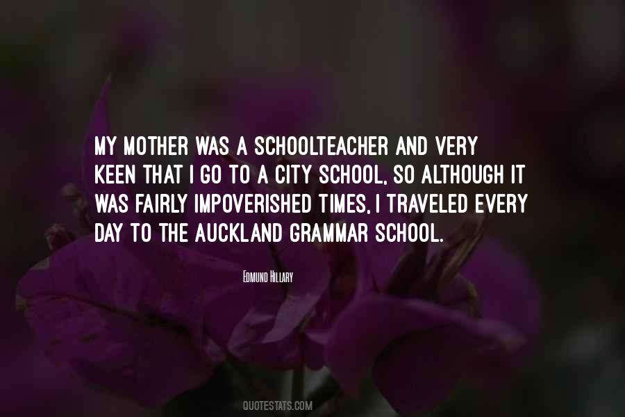 Quotes About Grammar School #1490515