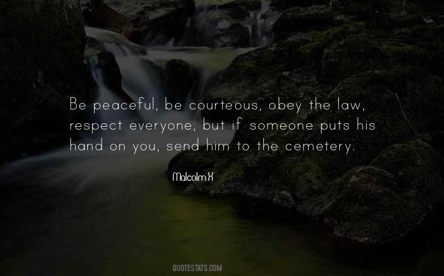 Quotes About Courteous #645148