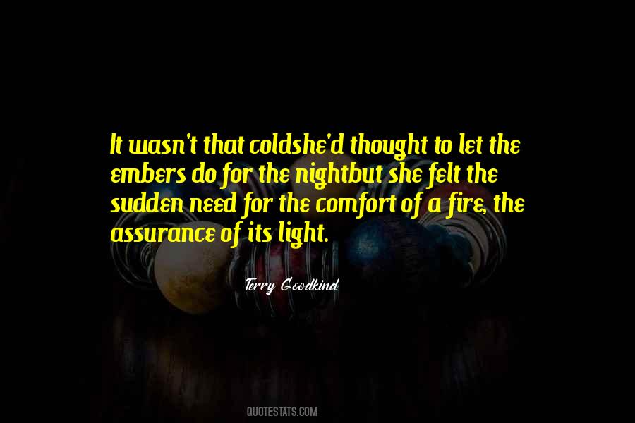Cold Comfort Quotes #52683