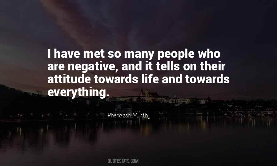 Quotes About Negative Attitude #897930