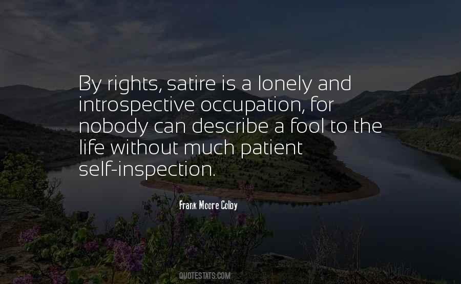 Quotes About Self Inspection #1424839