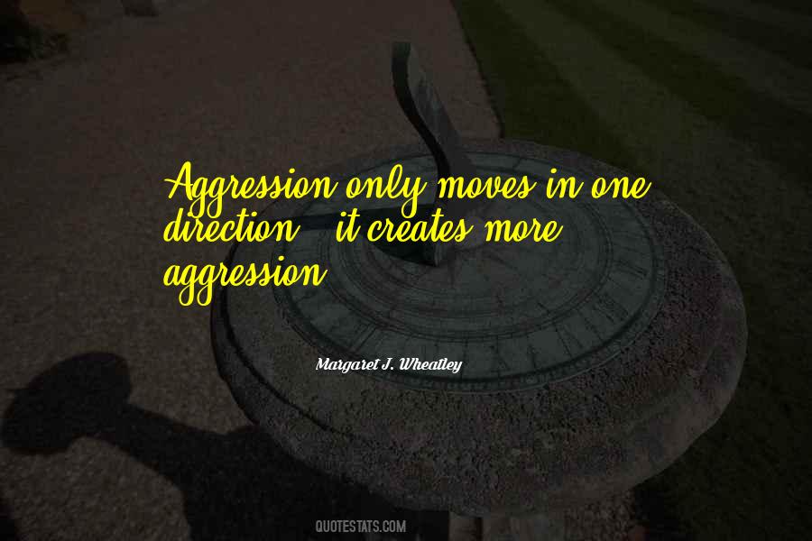 Quotes About Aggression #1047778