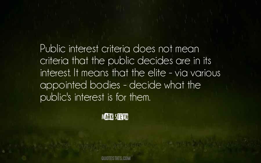 Quotes About The Elite #437891