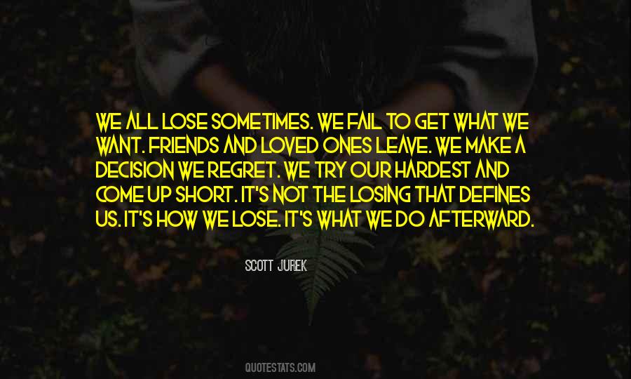 Defines Us Quotes #1482121