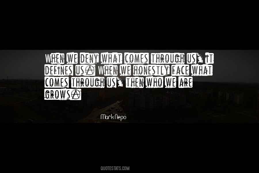 Defines Us Quotes #1789264