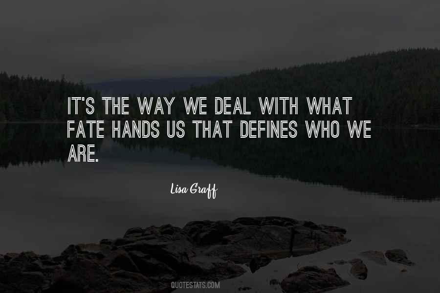 Defines Us Quotes #39908