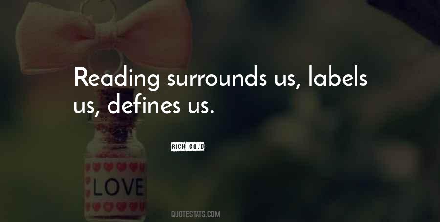 Defines Us Quotes #517886