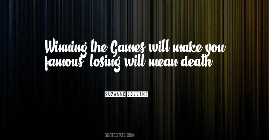 Quotes About Losing Games #1068274