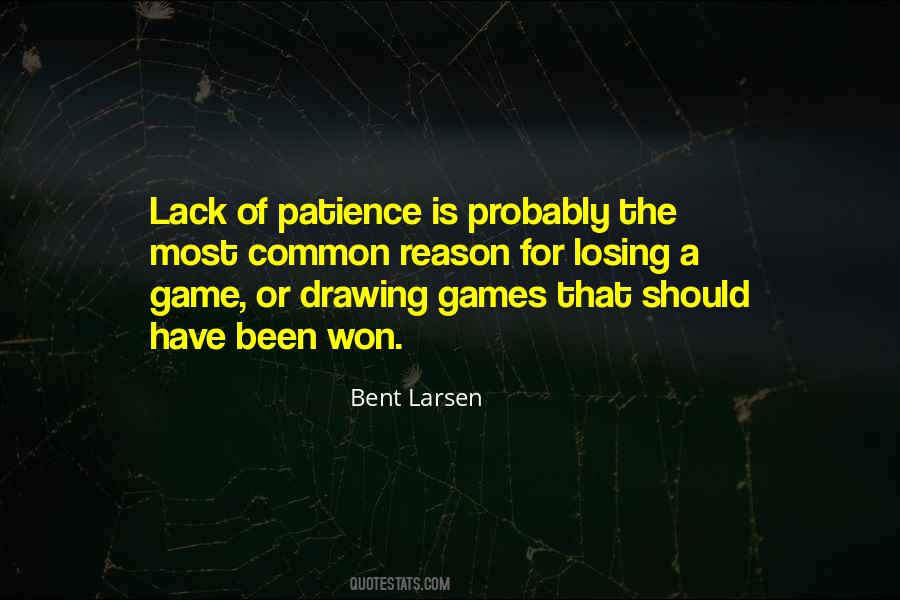 Quotes About Losing Games #11659