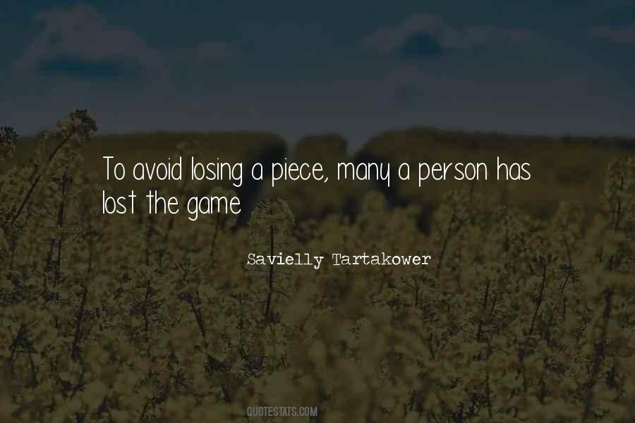 Quotes About Losing Games #1555320
