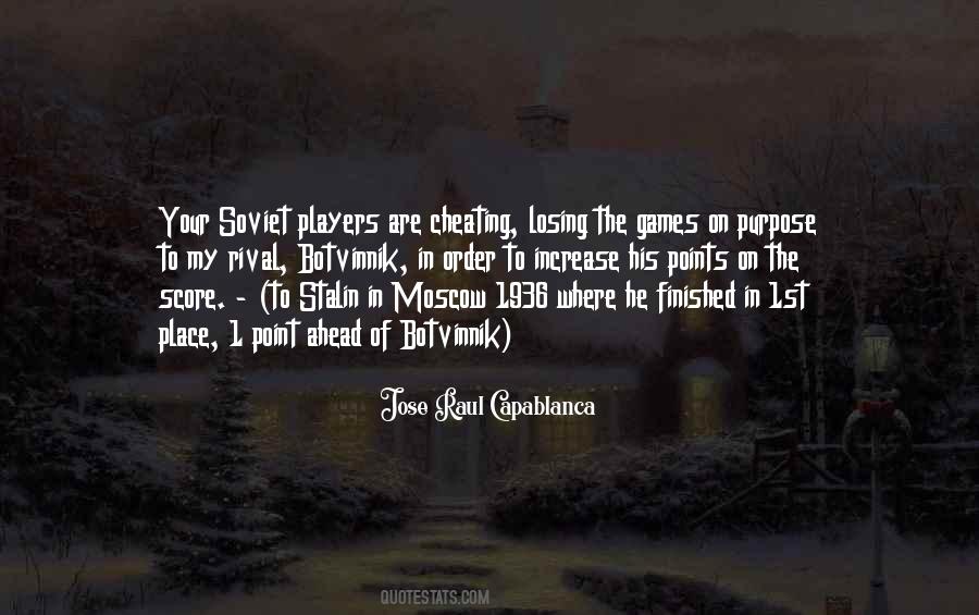 Quotes About Losing Games #1658904