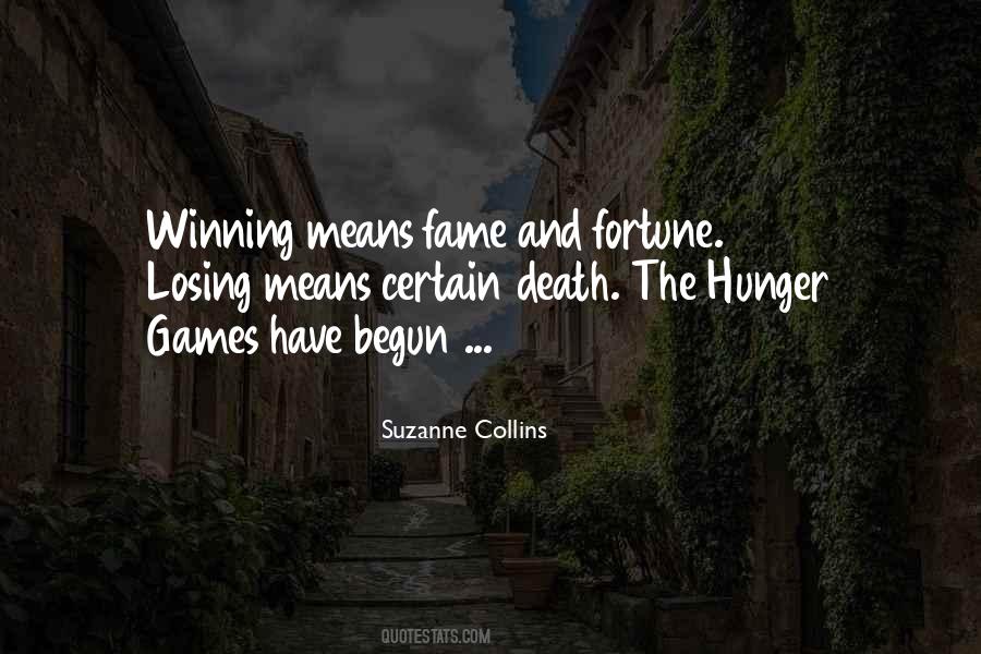 Quotes About Losing Games #1685422