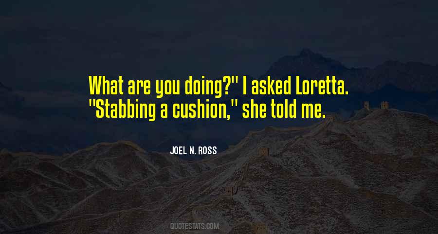 Quotes About Stabbing #1401724