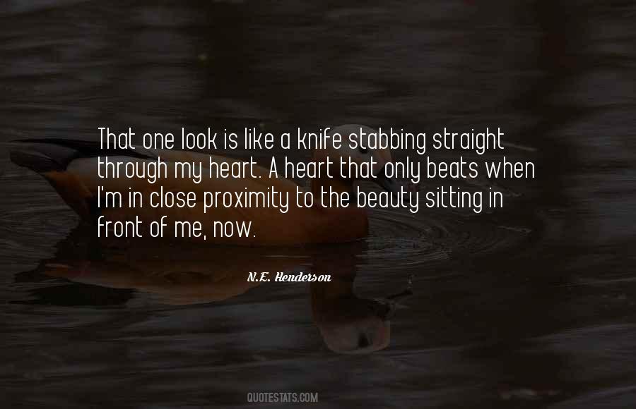 Quotes About Stabbing #289857