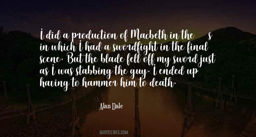 Quotes About Stabbing #456609